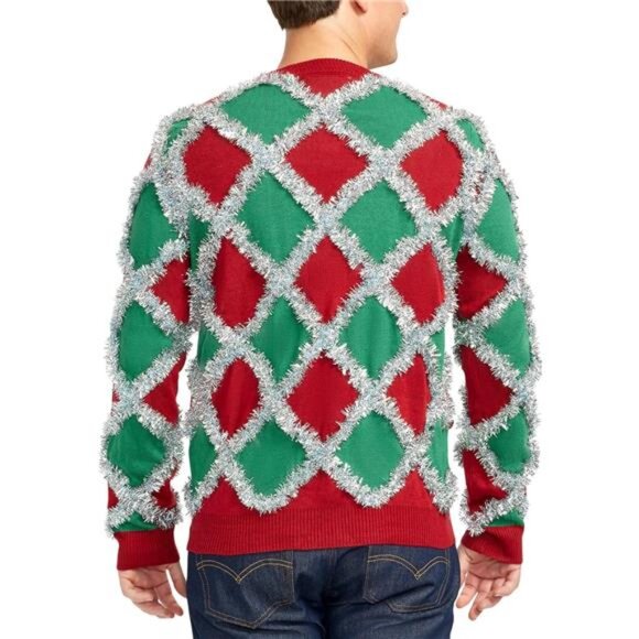 Ugly Christmas Sweater for Men - Colorful and Funny Men's - Picture 4 of 7